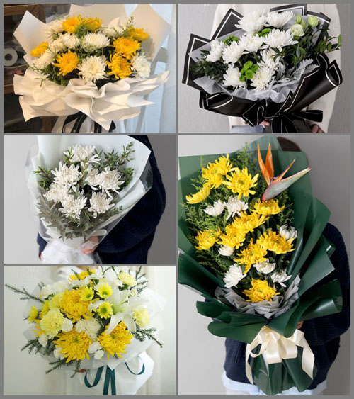 湖北黄石市阳新县浮屠镇湖彭村白事花束代送